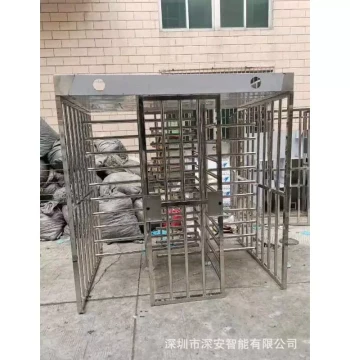 Full-Height & Half-Height Double-Door Tripod Turnstile with Card Reader & Face Recognition for Construction Sites, Stations, and Prisons