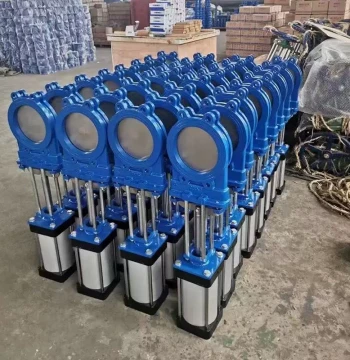 Integrated URV Insert Slurry Valve Z-Discharge 73X-10Q Ductile Iron Knife Gate Valve for Mud, Wastewater Treatment, and Coal Washing Plants