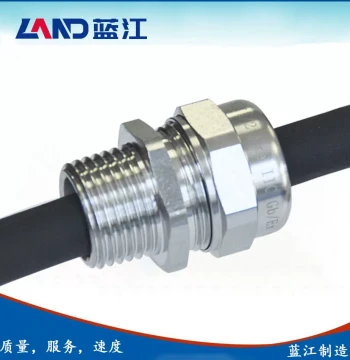 Lanjiang NPT Thread Stainless Steel Waterproof Cable Gland - IP68 Sealed Locking Connector with Tapered Thread