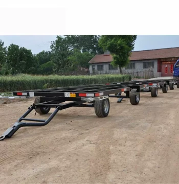1.5 Ton Frame Trailer Flatbed Transport Vehicle Skeleton Trailer RV Chassis Mobile RV Chassis