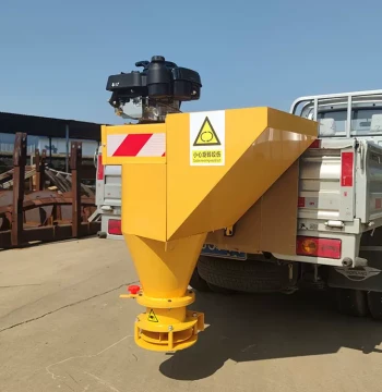 De-icing Salt Spreader, Vehicle-Mounted Rear Snow Removal Distributor, Municipal Road Cleaning Equipment with Strong Power