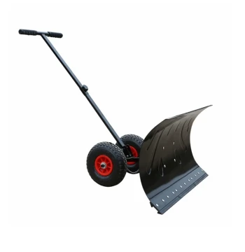 Portable Wheeled Snow Pusher for Municipal Engineering - Heavy-Duty Snow Removal Shovel in Stock