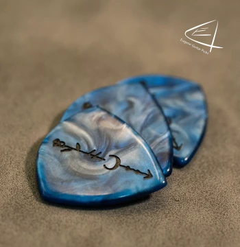 Eugene Guitar Picks Deep Sea Series Handcrafted Electric Guitar Picks 2.2mm