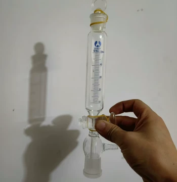 Sulfur Dioxide Residue Determination Apparatus Graduated Funnel 50ml Graduated Tube Double Stopper Elbow 24*2