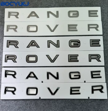 RANGE ROVER SV Lettering Badge Set - Tailgate and Hood Emblems for New Land Rover Range Rover SV Autobiography