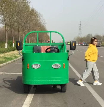 Warehouse & Dock Turnover Cart, Farm Delivery Transport Vehicle, Factory Electric 4-Wheel Flatbed Handler