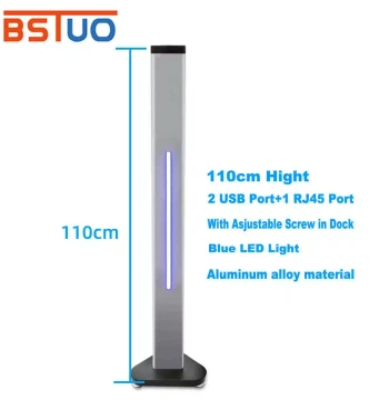Facial Recognition Temperature Screening Kiosk Stand with Base Frame for Residential Communities and Schools – All-in-One Access Control System