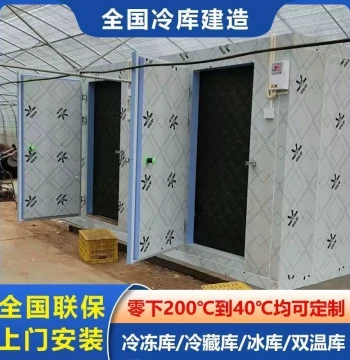 Custom Accessories Cold Storage Refrigeration Complete Equipment Small Cold Storage Complete Equipment Mobile Refrigerated Frozen Fruits Vegetables Meat