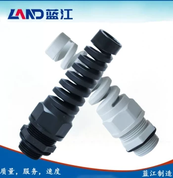 Lanjiang Anti-Bending Cable Gland IP68 Nylon Twist-Resistant Waterproof Connector Sealed Strain Relief CE Certified