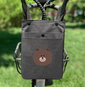 Electric Bike Front Handlebar Bag - Large Capacity Storage Pouch for Bicycles and Scooters