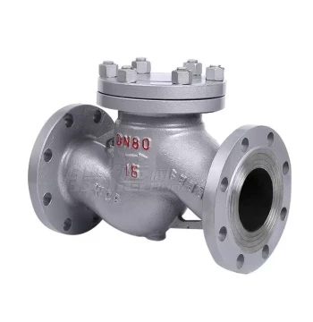 H4H41H-16C1 Cast Steel Flanged Lift Check Valve, Single-Direction Hard-Sealed Non-Return Valve D