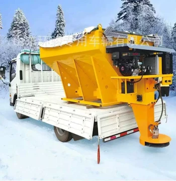 Large Vehicle-Mounted Deicing Agent Spreader Snow Removal Melting Equipment Salt Spreader Ice Melting Snow Spreading Machine