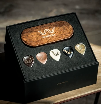Wambooka Picks - Italian Handcrafted Guitar & Bass Picks in Gift Box
