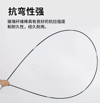 Direct Manufacturer Fiberglass Rods for Luggage, Multi-Section Assembly Folding Fiberglass Rods, Tent Supports, Bracelet Rods