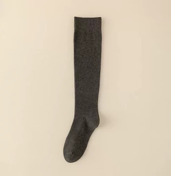 Women's Compression Calf Socks for Autumn/Winter, Knee-High Breathable Odor-Resistant Anti-Pilling Solid Color Graduated Compression Shaping Slimming Socks