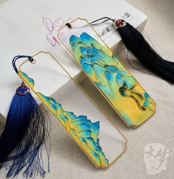 Dameng Intangible Cultural Heritage Cloisonné Bookmark DIY Kit, Enamel Glaze, Team Building, Educational Gifts