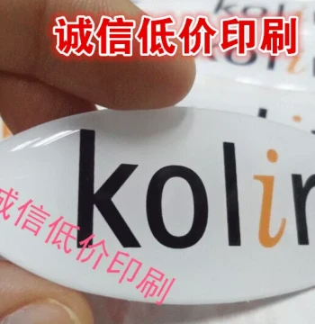 Custom Epoxy Dome Labels with 3M Adhesive – PVC Desk Stickers and Metal Nameplates