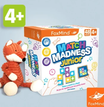 Foxmind Match Master Kids Edition - Interactive Educational Board Game for Family Fun and Icebreakers (Ages 4+)