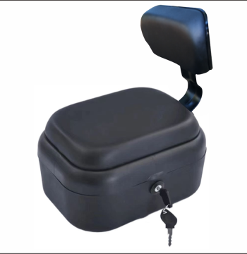 Electric Scooter Rear Seat Backrest Box with Thickened Steel Plate - Child Safety Seat Cushion for E-Bikes and Bicycles