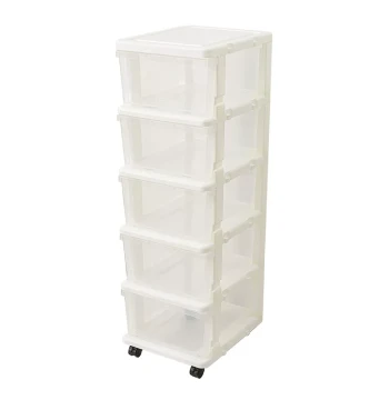 Nordic Style Plastic Home Storage Floor Standing Rack; Portable Multi-Layer Toy Storage Shelf for Bedroom and Living Room