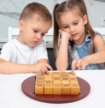 Push and Squeeze Wooden Strategy Early Education Puzzle Toy - Custom Board Game