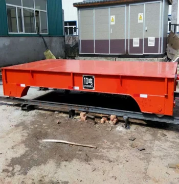 Manufacturer Direct: Small Electric Flatbed Cart, Freight Electric Platform Truck, Low-Voltage Rail Transfer Vehicle