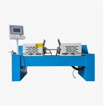 Ultra-Fast Hydraulic B Double-Head Chamfering Machine, Steel Pipe Round Tube Chamferer, Automatic Feed Double-Head Chamfering Machine for Stainless Steel Beveling