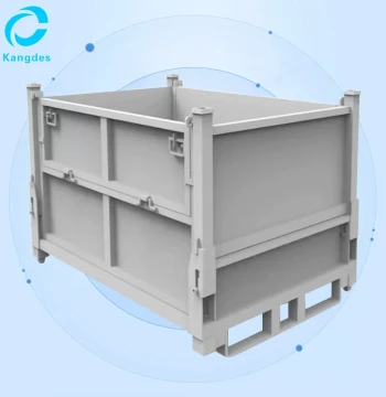 [Iron Box] Custom Foldable Heavy-Duty Thickened Rectangular Metal Storage Crate Manufacturer