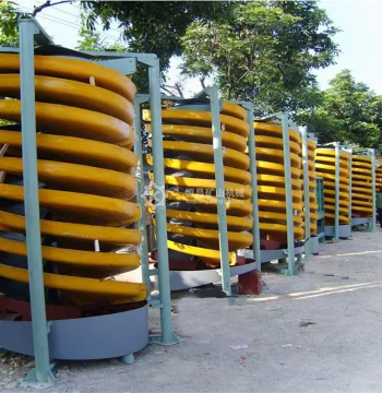 Fiberglass Spiral Chute for Gold Tungsten Tin Ore Gravity Separation High Precision