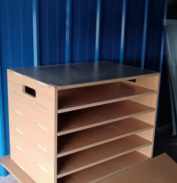 Custom File Rack - Creative Multi-Layer Desktop Organizer for Documents, Office Supplies, Student Bookshelf & Storage