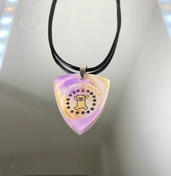 Hikaru Utada Japan Merchandise Necklace Pick Accessory Album Record Keychain