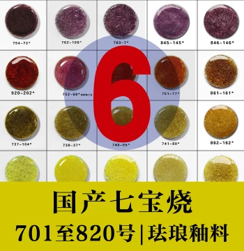Domestic Cloisonné Enamel Glaze for Gold, Silver, and Copper, 50g