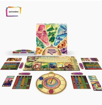 Genuine Asmodee Time Travelers Base Edition Chinese Version, DC Parent-Child Interactive Board Game, Card-Based Knowledge Simulation Adventure