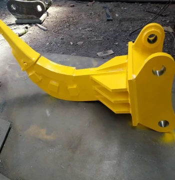 Excavator Ripper Attachment: Single, Double, or Triple Tooth Rock Breaker and Soil Loosener - Manufacturer Supply