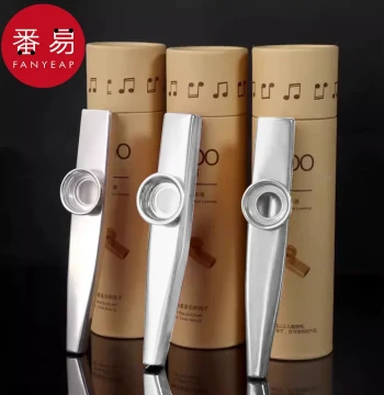 Kazoo AA1sq801 - Metal Tone Kazoo for Guitar and Ukulele Accompaniment, Unique Musical Instrument