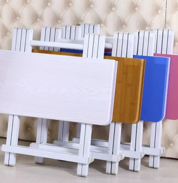Folding Dining Table: Compact Home Eating Table, Simple Square Table, Portable Outdoor Vendor Stall Table, Dormitory Mahjong Table
