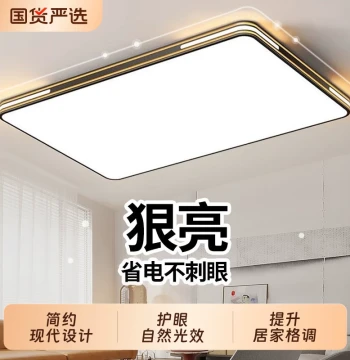 2026 New Living Room Ceiling Light Modern Minimalist Grand Design Whole House Bedroom Dining Room Chandelier Zhongshan Lighting Collection