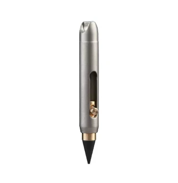 YYEDC Outdoor Portable Mini Titanium Alloy Eternal Pen, Erasable Pencil for Emergency Writing and Office Use