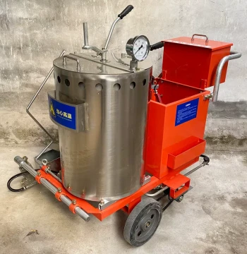 Road Equipment Thermoplastic Line Marking Integrated Machine Push-Type Traffic Line Marking Cart Small Vibratory Line Striper