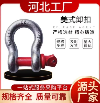 High-Strength D-Shackle and U-Bolt Lifting Hardware - National Standard Bow Shackles and Horseshoe Hooks