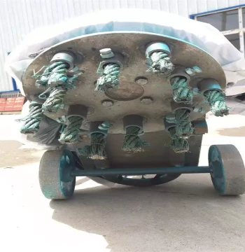 De 863 Small Pavement Slag Remover Small Steel Plate Ground Slag Grinding Push-Type Steel Slag Cleaner