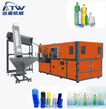 Blow Molding Machine, 6-Cavity High-Speed Small Mineral Water Bottle Blower, Fully Automatic Blow Molding Machine, Semi-Automatic Blow Molding Machine