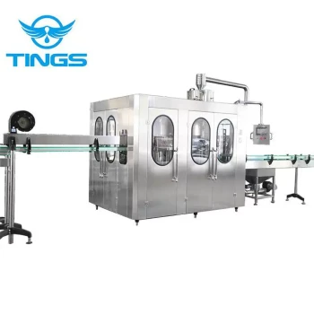 Fully Automatic Water Filling Machine – PET Plastic Bottle KRC Beverage, Mineral, and Pure Water Three-in-One Fully Automatic LC-Controlled Filler