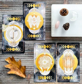 [In Stock] Lucine Tarot Midnight Edition, Advanced Replica Deck