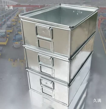 Aluminum-Iron Transport Crate with Reinforced Steel Frame for Logistics and Factory Use, Model YJJ