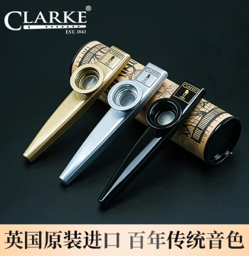 Clarke Imported Metal Kazoo - Niche Instrument, Easy to Learn