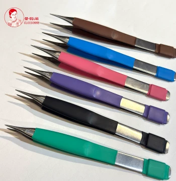Tweezers for Wire-inlay Enamel Painting and Cloisonné, Specialized Wire-inlay Tool, Pure Hand-polished to Protect Gold Wire, Exquisite Detail Work