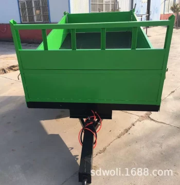 8-Ton Dump Trailer, Forklift-Towed Flatbed Trailer, Towed Flat Cart, Heavy-Duty Tool Vehicle with Self-Propelled Walking