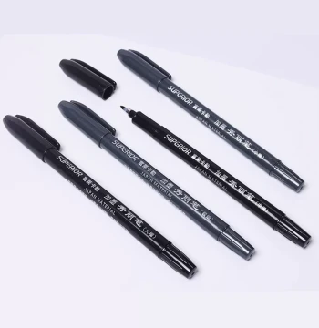 Refillable Calligraphy Brush Set of Four, Large/Medium/Small/Extra Fine Soft Tips for Calligraphy, Painting, Line Drawing, and Art