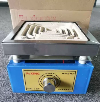 1000W Adjustable High-Temperature Electric Hot Plate for Laboratory and Home Chemical Experiments